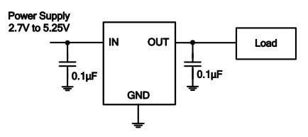 Application Circuit Diagram - Diodes Incorporated AP2331TD Load Switches